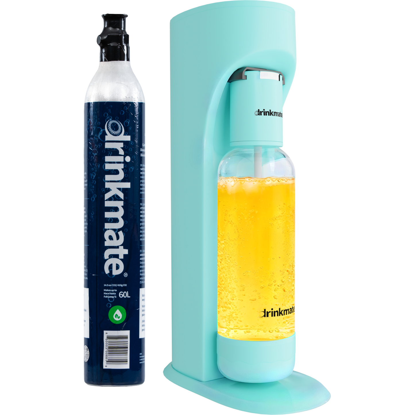 Drinkmate Sparkling Water and Soda Maker, Carbonates ANY Drink, with 60L CO2 Cylinder - Drinkmate UK