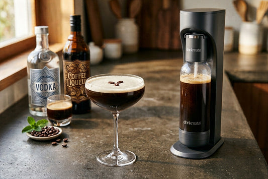 Espresso Fizz Martini