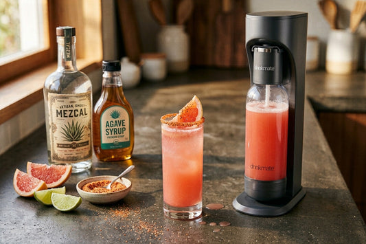 Smoky Grapefruit Paloma Fizz
