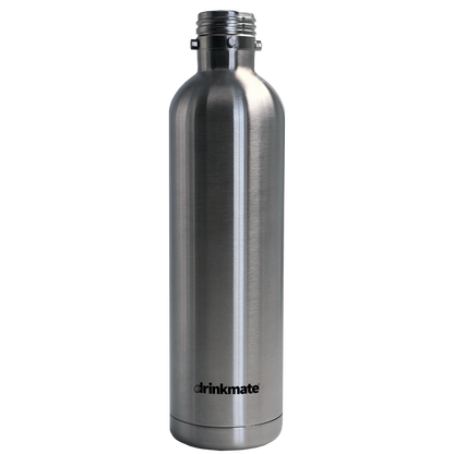 0.7L Stainless Steel Bottle, Compatible with Standard Fizz Infuser - Drinkmate UK