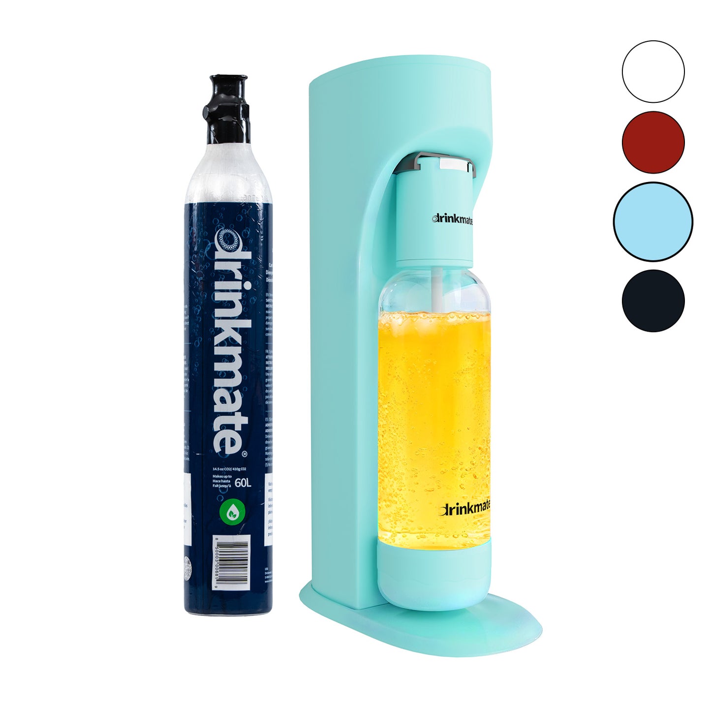 Drinkmate Sparkling Water and Soda Maker, Carbonates ANY Drink, One Cylinder Bundle - Drinkmate UK