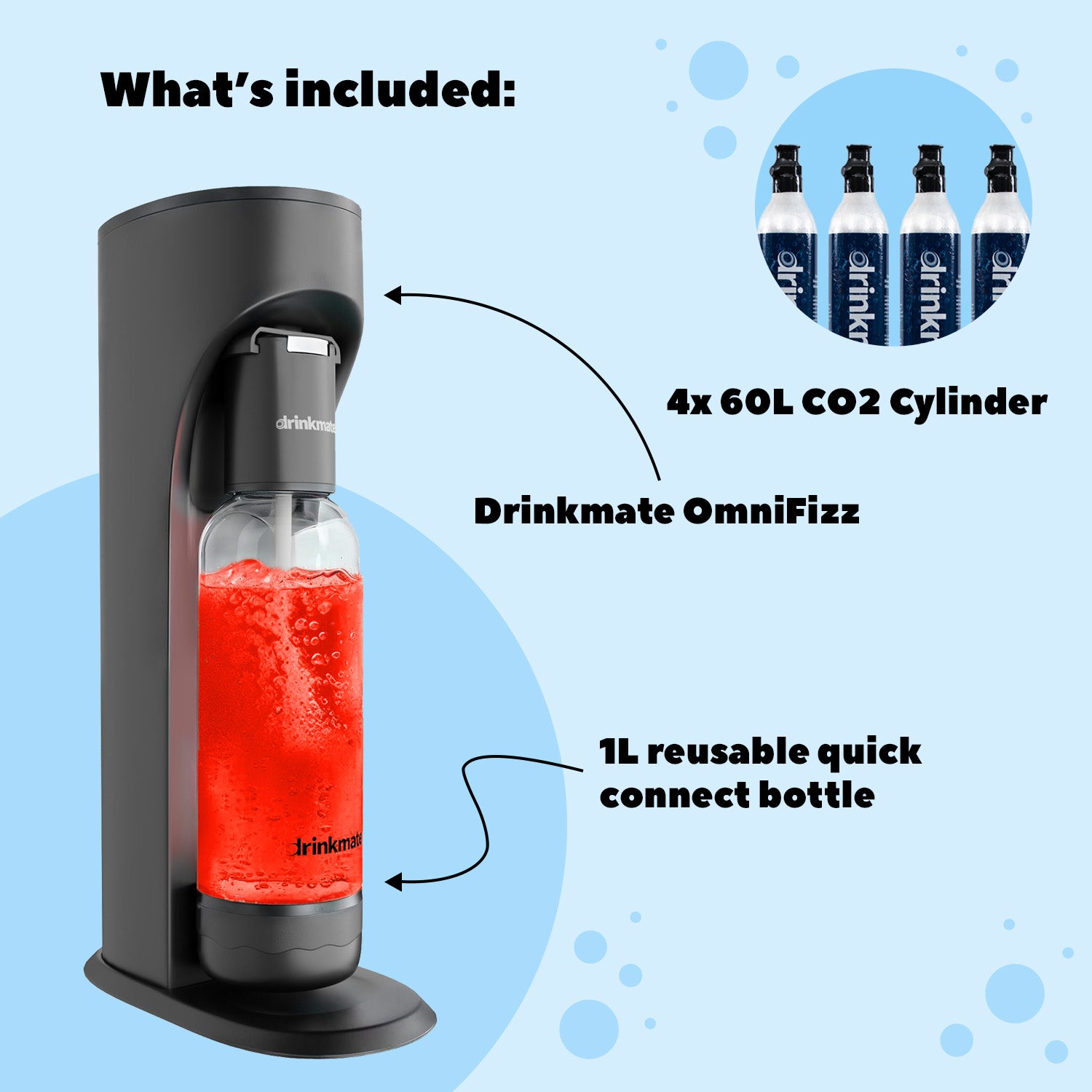 生活家電 drinkmate Series 625 DRM1018 142L