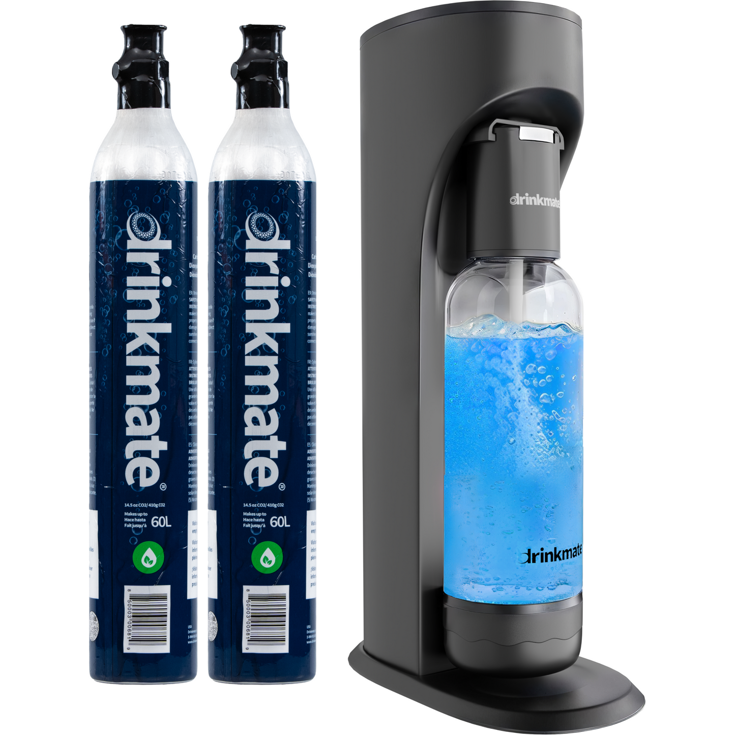 Drinkmate Sparkling Water and Soda Maker, Carbonates ANY Drink, Bubble Up Bundle