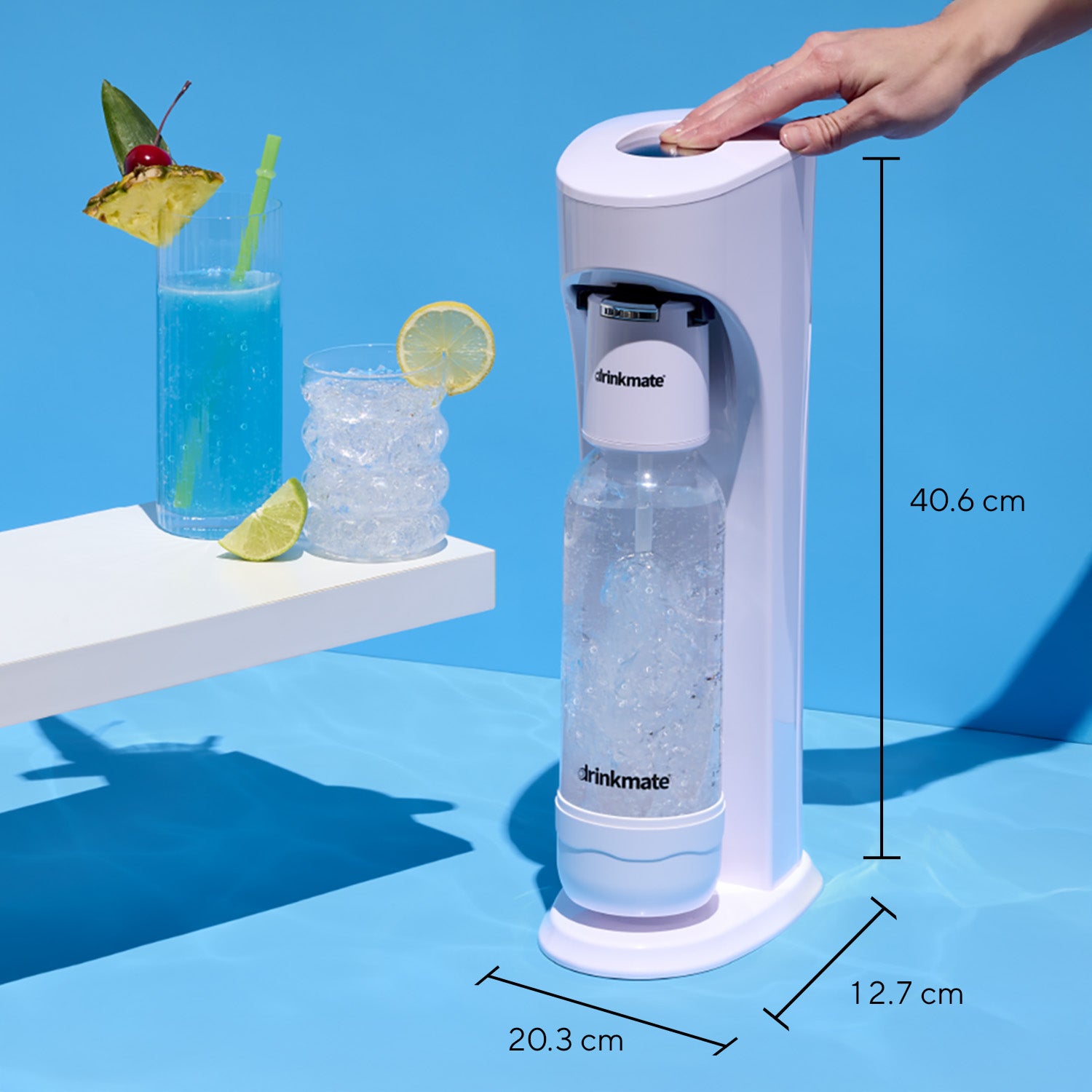 Drinkmate Sparkling Water and Soda Maker, Carbonates ANY Drink