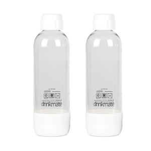 1 Liter Bottles - Twin Pack - Drinkmate UK