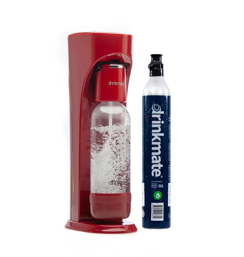 Drinkmate Sparkling Water and Soda Maker, Carbonates ANY Drink, with 60L CO2 Cylinder - Drinkmate UK