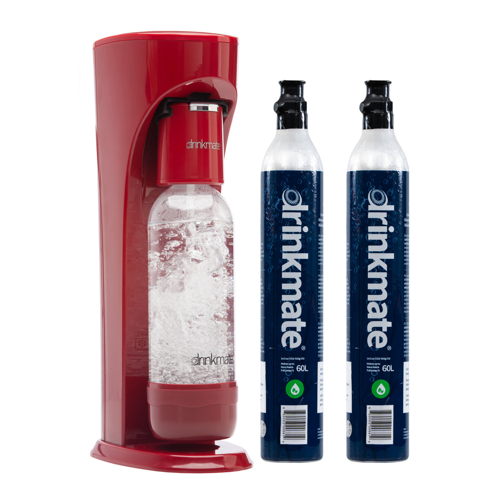 Drinkmate Sparkling Water and Soda Maker, Carbonates ANY Drink, Bubble Up Bundle